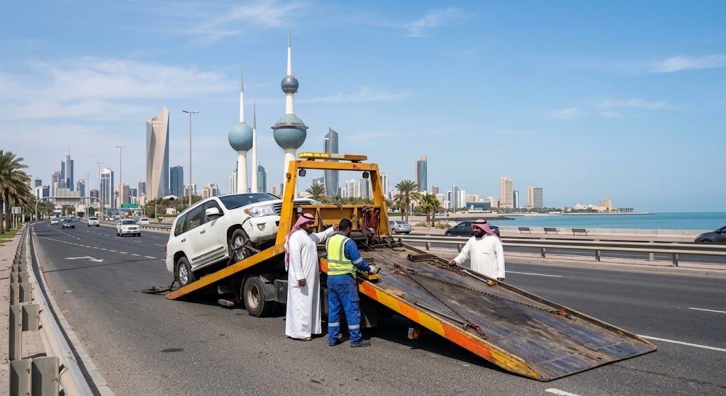 ونش الكويت مميز الاسعار لتقديم أفضل خدمات سحب ونقل السيارات باحترافية