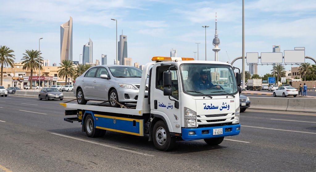 ونش اشبيلية بالكويت لتقديم أفضل خدمات سحب ونقل السيارات باحترافية وسرعة عالية